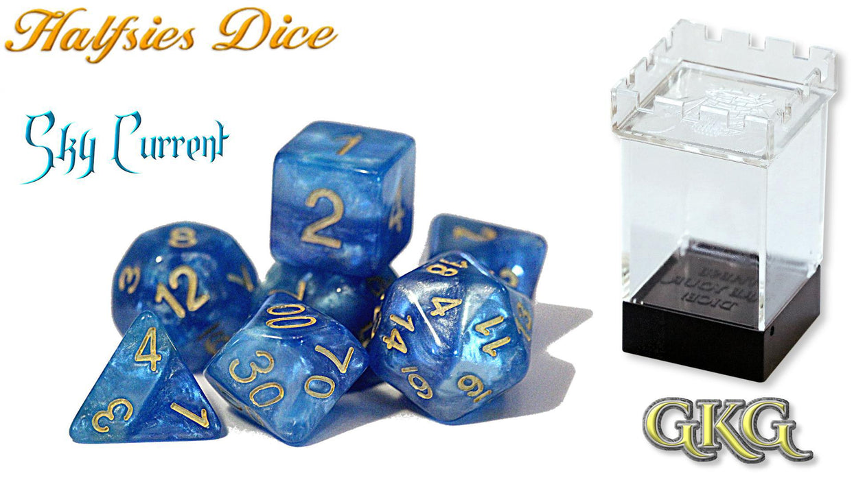 Halfsies: Sky Current (7-Die RPG Set)