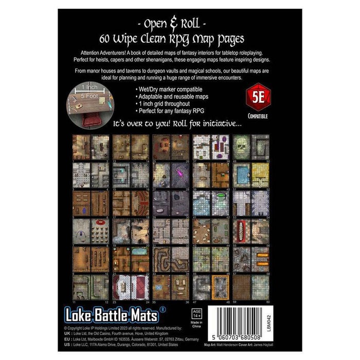 Giant Book of Battle Mats: Streets, Sewers & Cemeteries