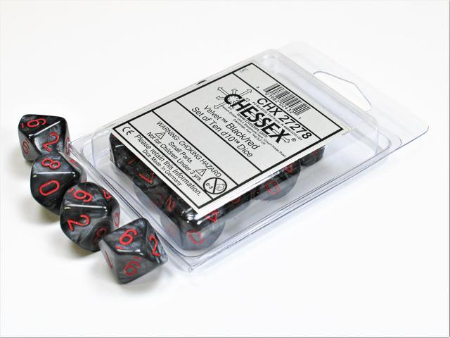 Velvet Black/red (10 D10 Set)