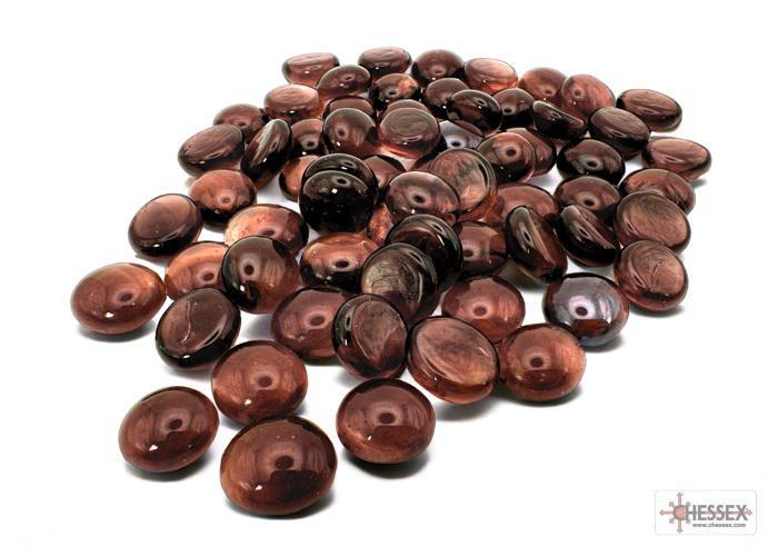 Assorted Gaming Stones: Translucent Amethyst Glass