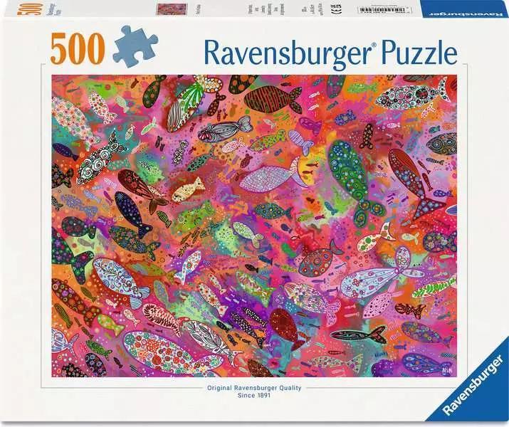 Fish in Fuchsia (Ravensburger 500pc)