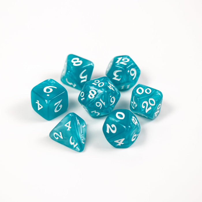 Elessia Essentials Teal (7-Die RPG Set)