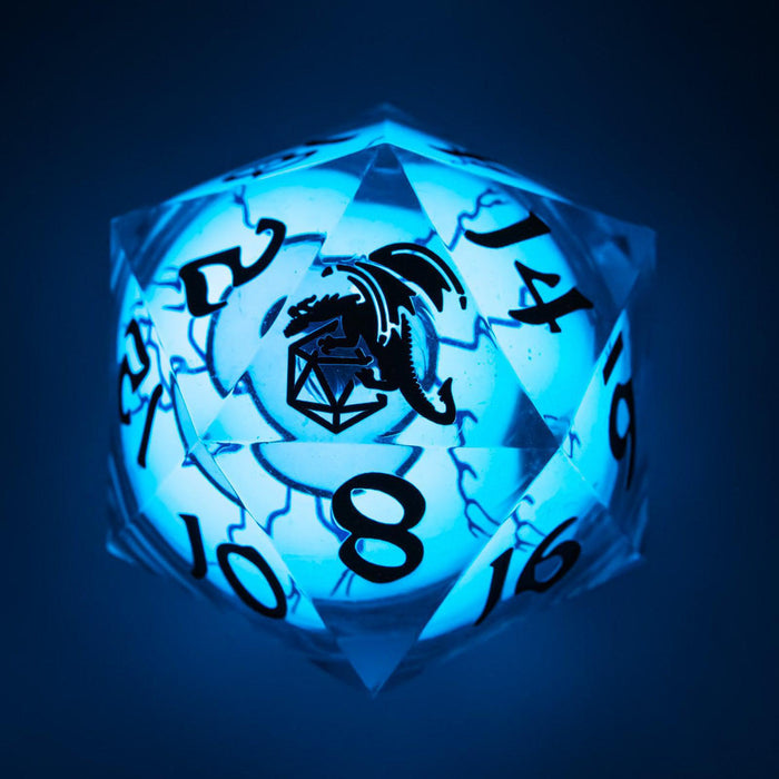 Always Watching Blue Eye with flashing LED D20