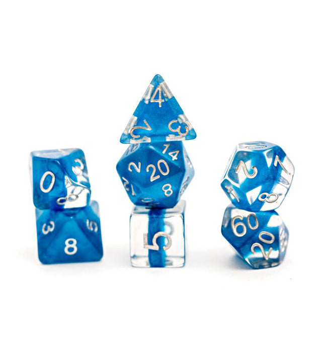 Neutron Dice: Power Teal (7-Die RPG Set)