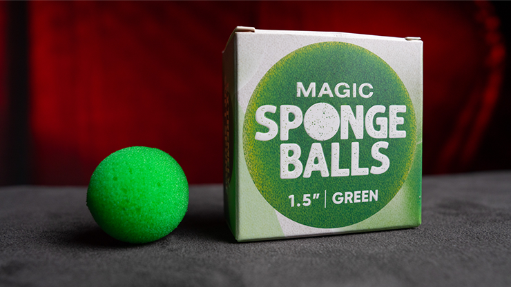 Magic Sponge Balls 4PK GREEN 1.5"