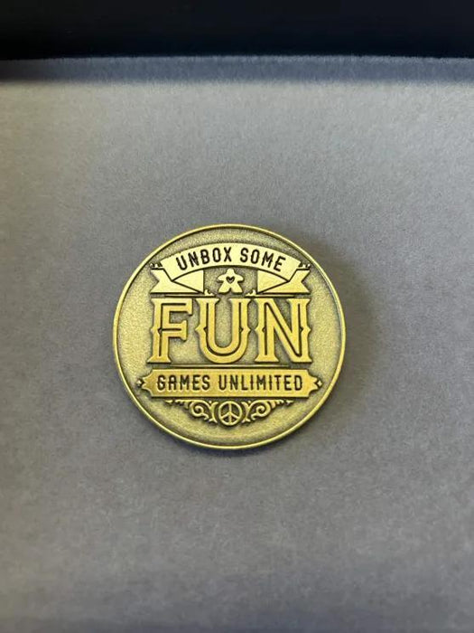 First Player 2" Challenge Coin (Unbox Some Fun)