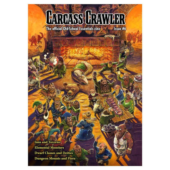 Carcass Crawler Issue #6: The Official Old-School Essentials Zine