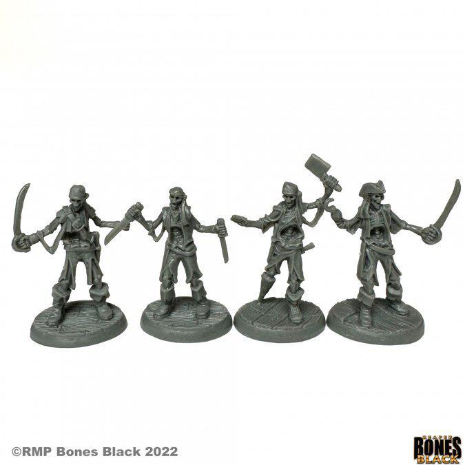 Reaper Bones Black: Skeletal Pirates Boarding Party (44173)