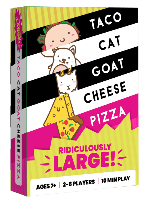 Taco Cat Goat Cheese Pizza Ridiculously Large!