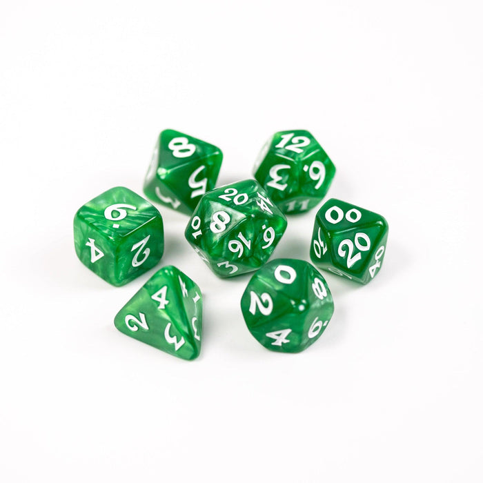 Elessia Essentials Green (7-Die RPG Set)