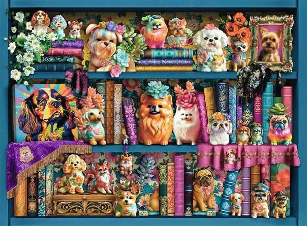 Precious Porcelain Pups (Ravensburger 500pc)