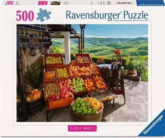 Fruits and Vegetables Market, Croatia - Colorful Markets (Ravensburger 500pc)