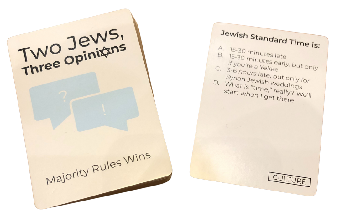 Two Jews, Three Opinions