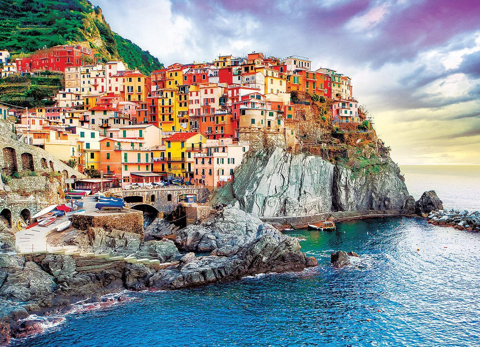 Manarola, Cinque-Terre, Italy: Mediterranean Oasis (Eurographics 1000pc)