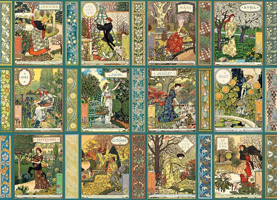 Jardiniere: A Gardener's Calendar (Cobble Hill 1000pc)