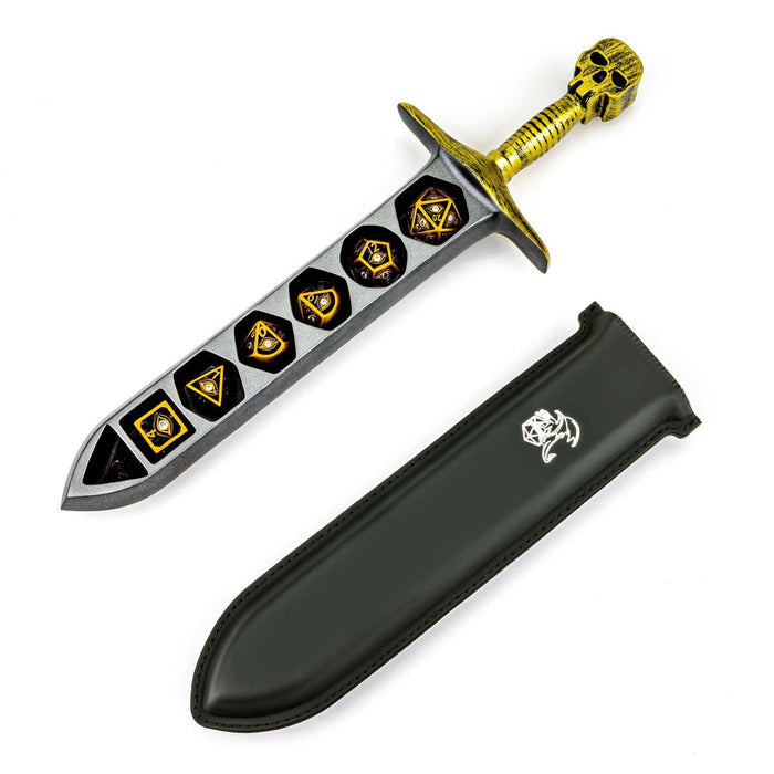 Grim Dagger Dice Case with Sheath