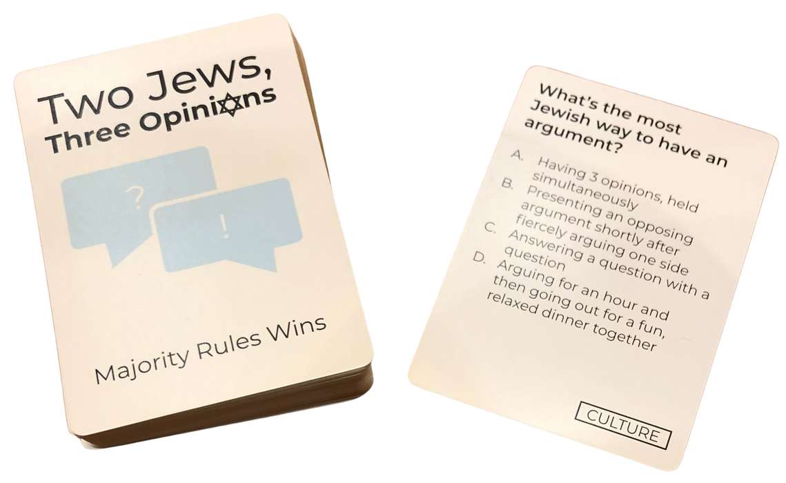 Two Jews, Three Opinions