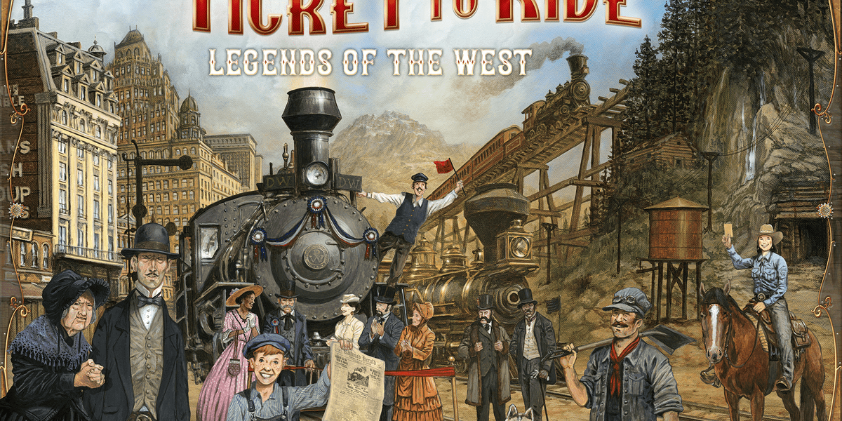 洋楽 Legacy - Legacy Ride Ticket to Ride Legacy: Legends of the West — Games Unlimited, LLC