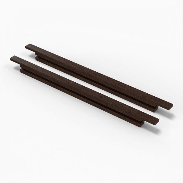 Pangea Table Divider for 3x5 Table - Dark Walnut (2 Pack)