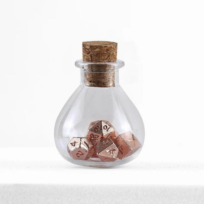 Unseelie Mini RPG Dice Set - Rose Gold