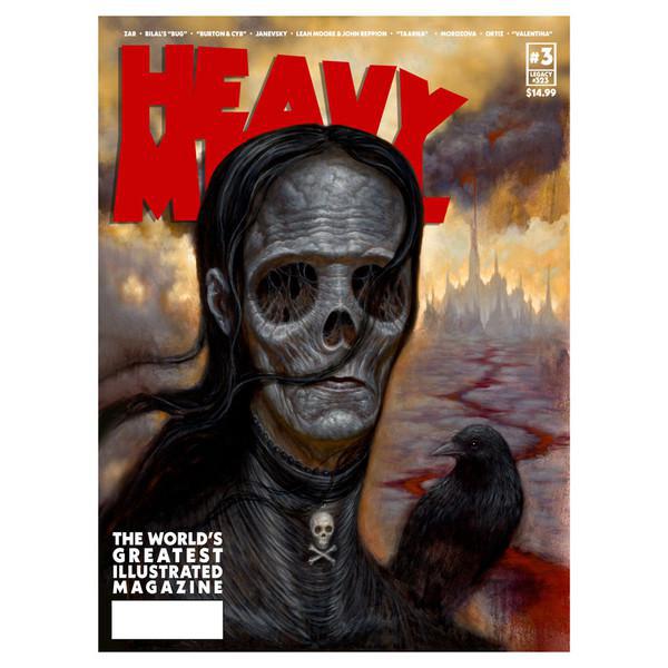 Heavy Metal #3B Chet Zar Cover