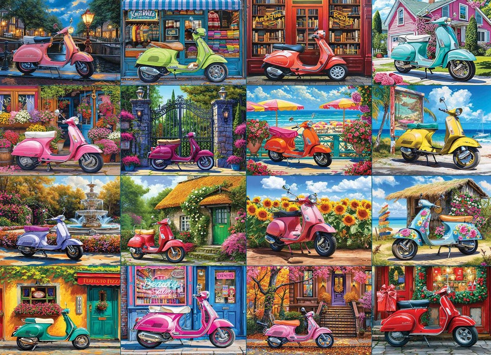 16 Scooters (Eurographics 1000pc)