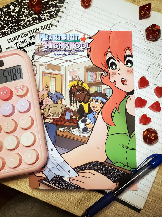 Heartbeat Highschool: Solo Journaling Dating Simulation Roleplaying Game