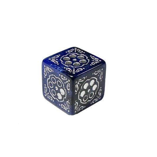 Six Shooter: Blue Steel (2d6 Die Set)