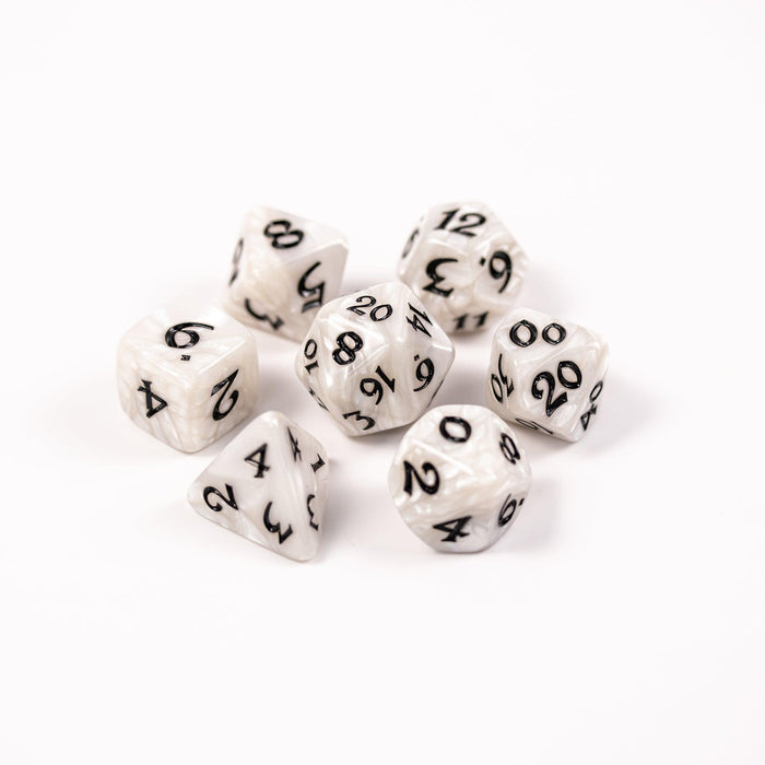 Elessia Essentials White (7-Die RPG Set)