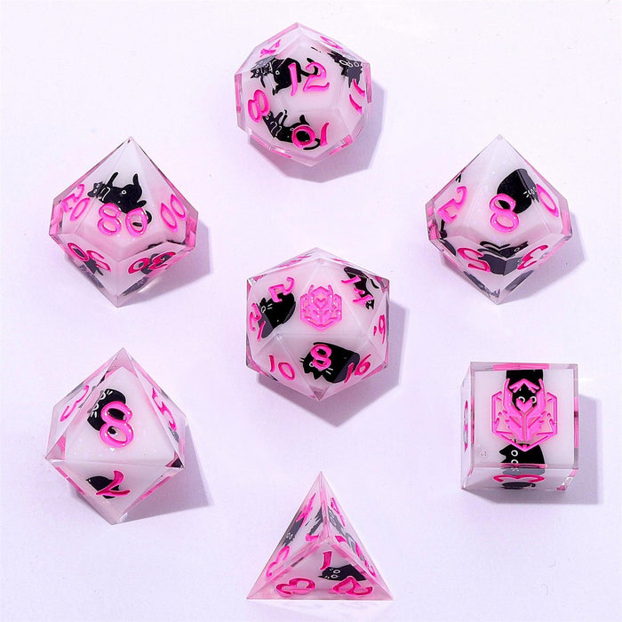 Scaredy Cat (Sharp Edge Resin RPG Dice Set)