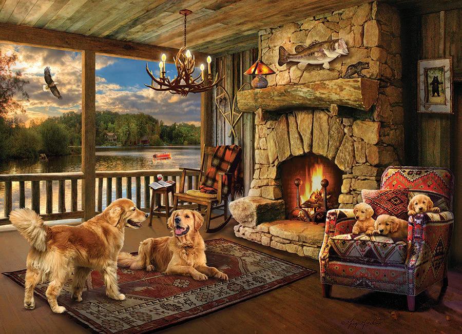 Lakeside Cabin (Cobble Hill 1000pc)