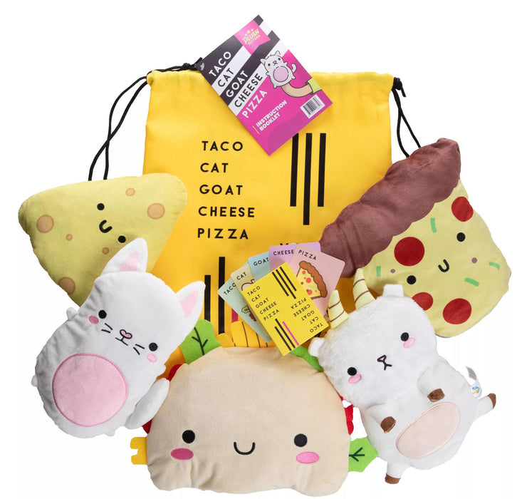 Taco Cat Goat Cheese Pizza Plush Mittens Set