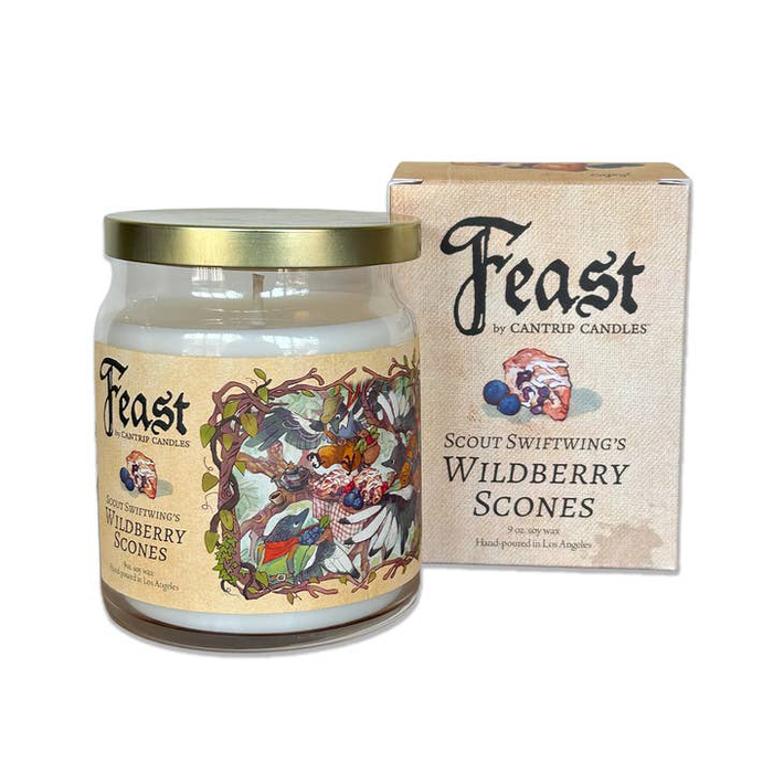 Cantrip Candles - Feast: Scout Swiftwing's Wildberry Scones
