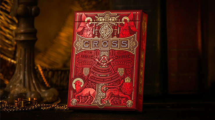 The Cross: Maroon Martyrs Playing Cards