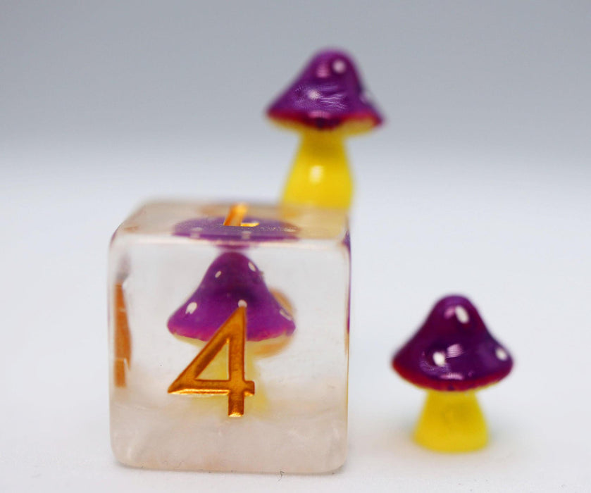 Purple Mushroom (7-Die RPG Set)