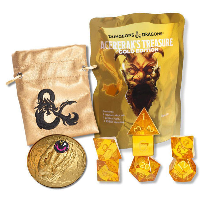 Acererak's Treasure Mystery Dice Pack: Gold Edition