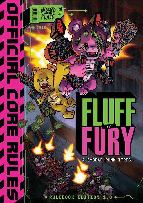 Fluff n' Fury: A Cybear Punk TTRPG