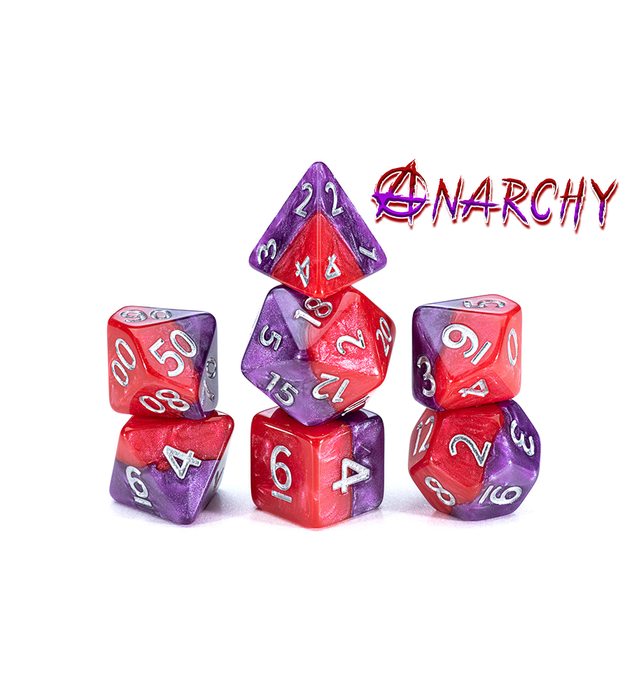 Halfsies: Anarchy (7-Die RPG Set)