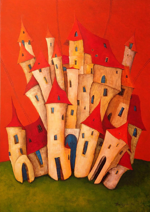 Artifact Wooden Puzzles - Tomasz Pietrzyk: Red Towers