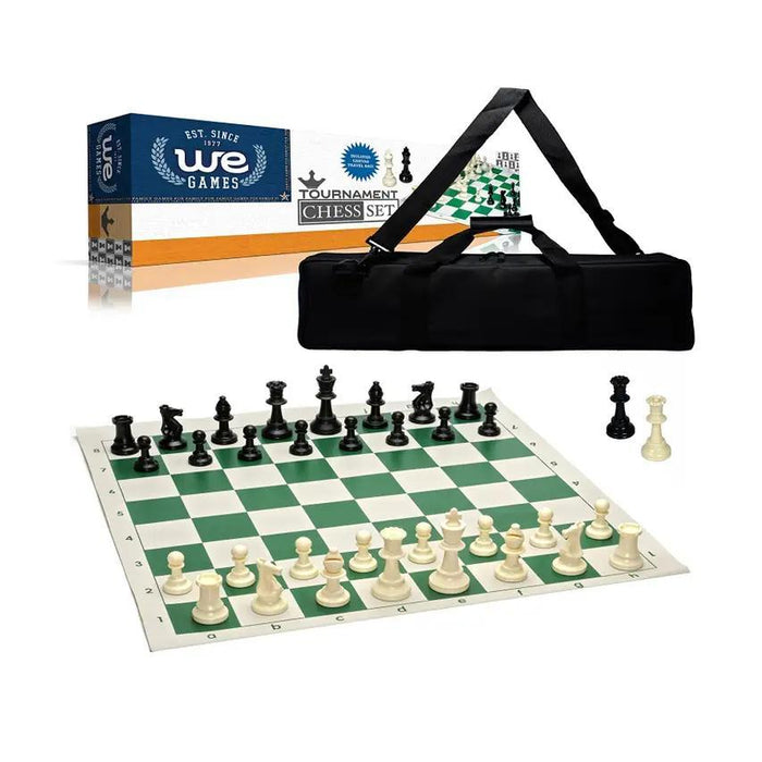 Weighted Tournament Chess Set - 3.75" King