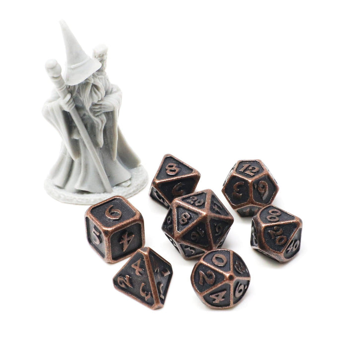 Critlings Dark Copper (Metal 7-Die RPG Set)