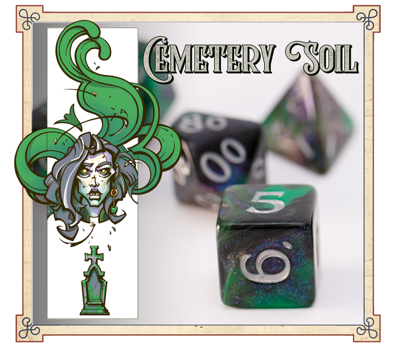 Scented Adventure Dice - Cemetary Soil