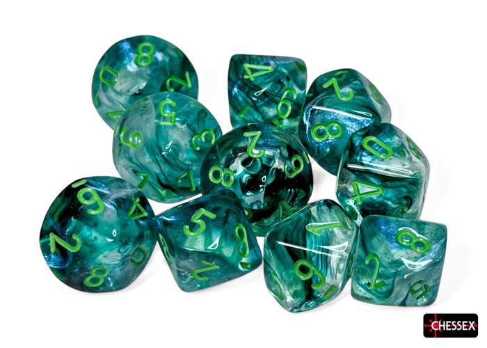Borealis Kelp/light green (10D10 Dice Set)
