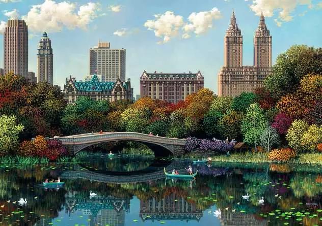 NY Central Park, Bow Bridge (Ravensburger 1000pc)
