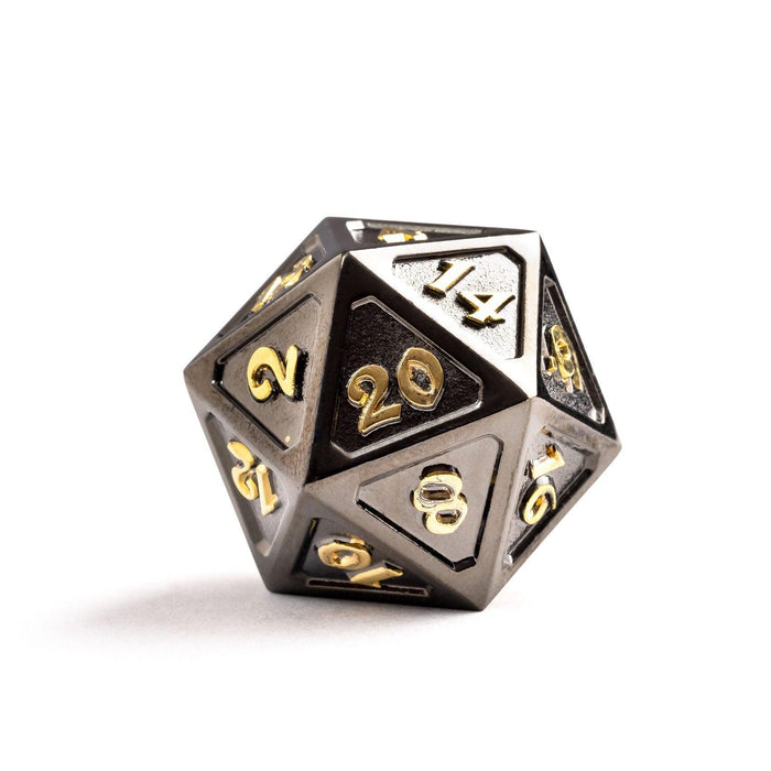 Dire d20 Mythica Shadowcrown (Metal Die)