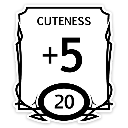 Cuteness Stat Block Sticker