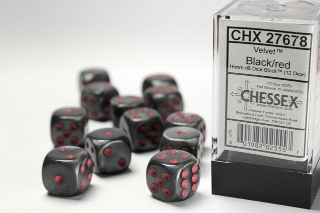 Nebula Red/silver (16mm D6 Set)