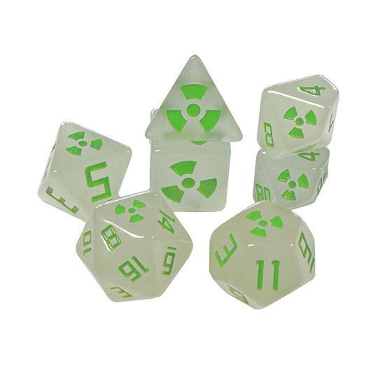 Radioactive Glow Dice Set