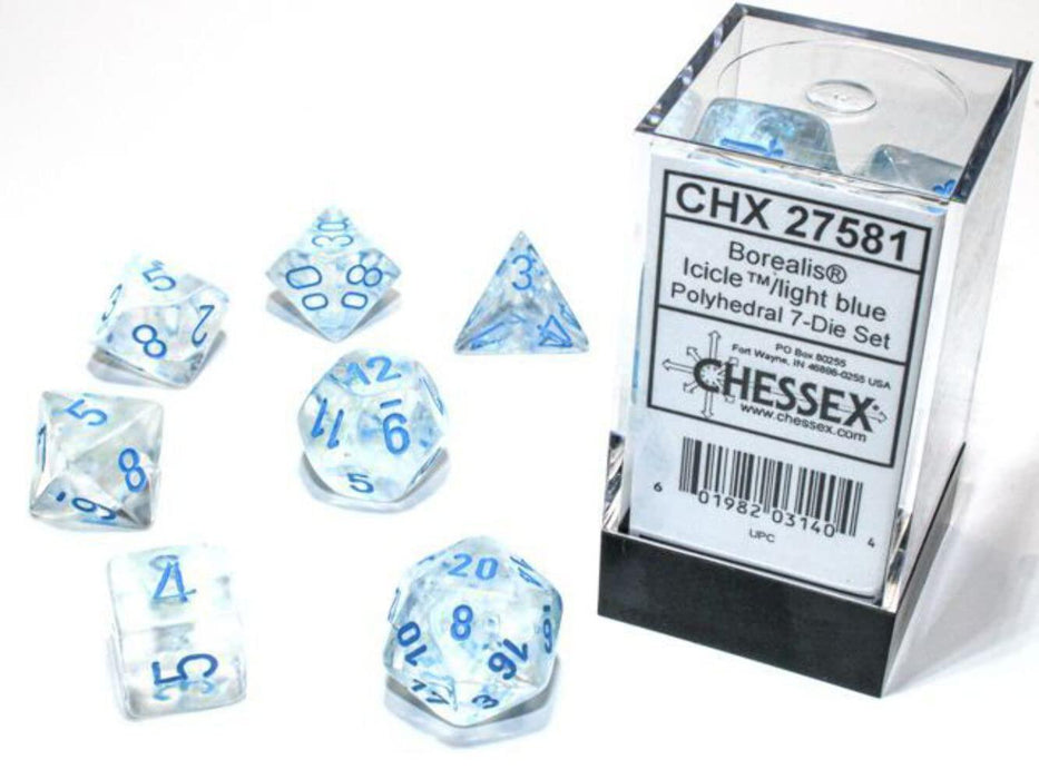 Borealis Icicle/light blue (7-Die RPG Set)