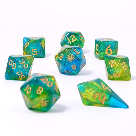 Wyrmforged Rollers: Eye of Newt (8-Die RPG Set)